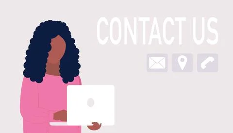 Contact us Stock Illustration