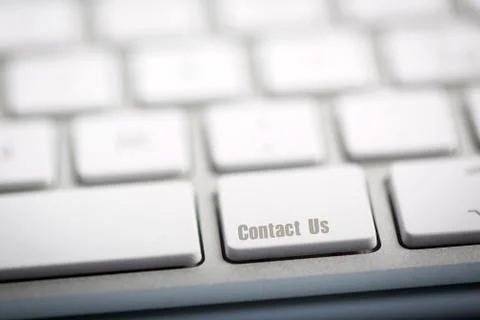 "Contact Us" on keyboard Stock Photos
