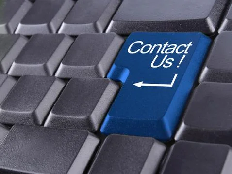 Contact us or support concept Stock Illustration