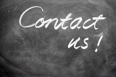 Contact us Foto stock