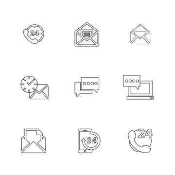 Contact us. Strokes not expanded. Outlines not converted to objects Stock Illustration