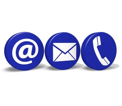 Contact us web buttons Stock Illustration