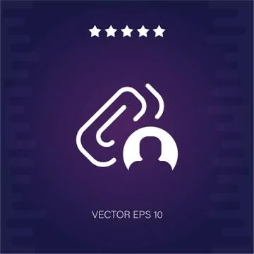Contact vector icon Stock Illustration