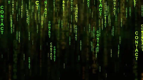 Contact on the web concept. Illustration