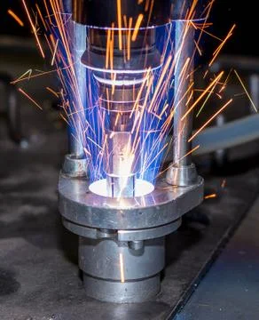 Contact welding Stock Photos