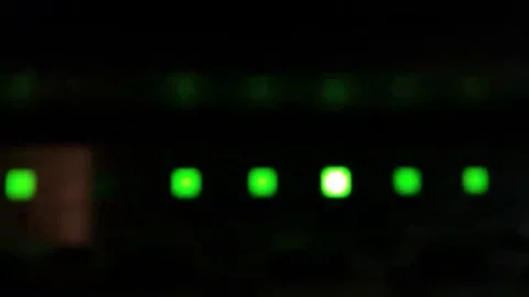 Contact with working LAN Stock Footage 98248377