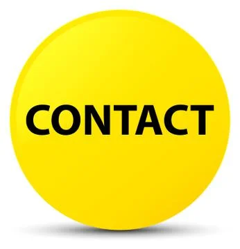 Contact yellow round button Stock Illustration