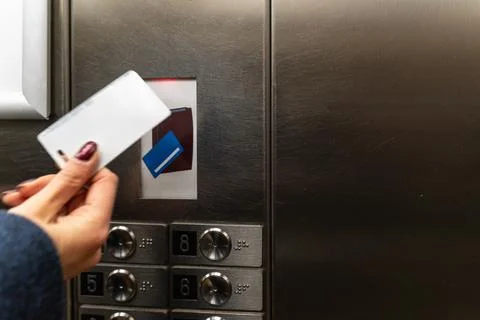 Contactless Authentication Security Technology Action Stock Photos