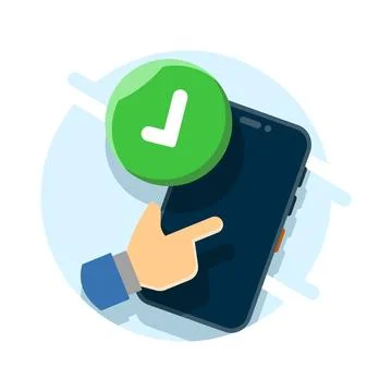 Contactless concept. digitalization support. simple. Stock-Illustration