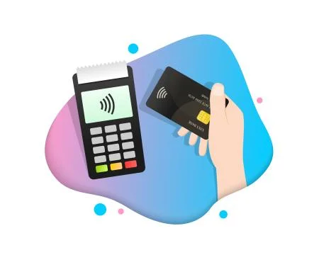 Contactless payment concept Stock Illustration