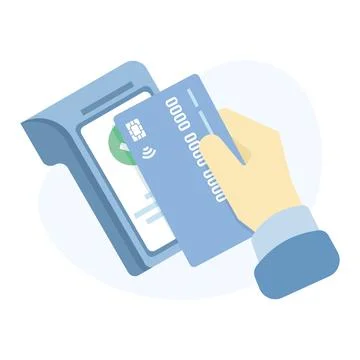 Contactless payment concept Stock Illustration