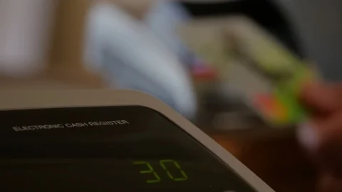 Contactless Payment Stock Footage 92445629