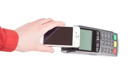 Contactless payment Stock Photos