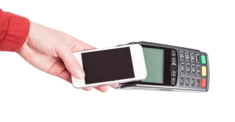 Contactless payment Stock Photos