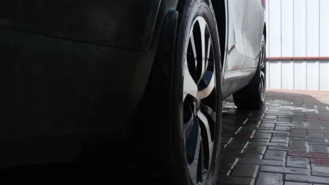 Contactless Washing Auto Stock-Footage 195981797