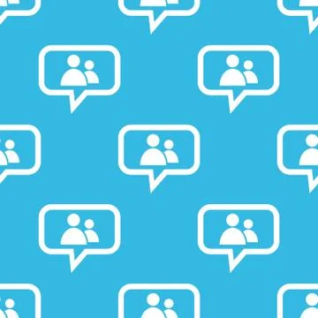 Contacts message pattern Stock Illustration