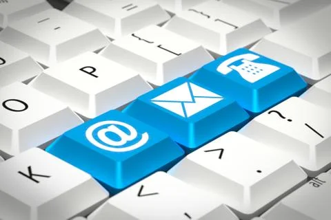 Contacts symbols Stock Illustration