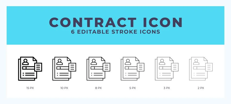 Contacts vector icon for web and app. Editable stroke vector illustration Stock Illustration