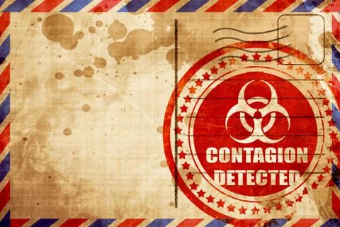 Contagion concept background Stock Illustration
