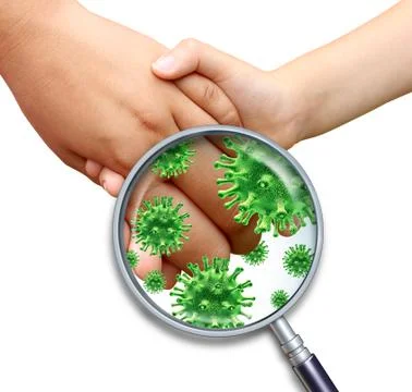 Contagious infection Stock Illustration