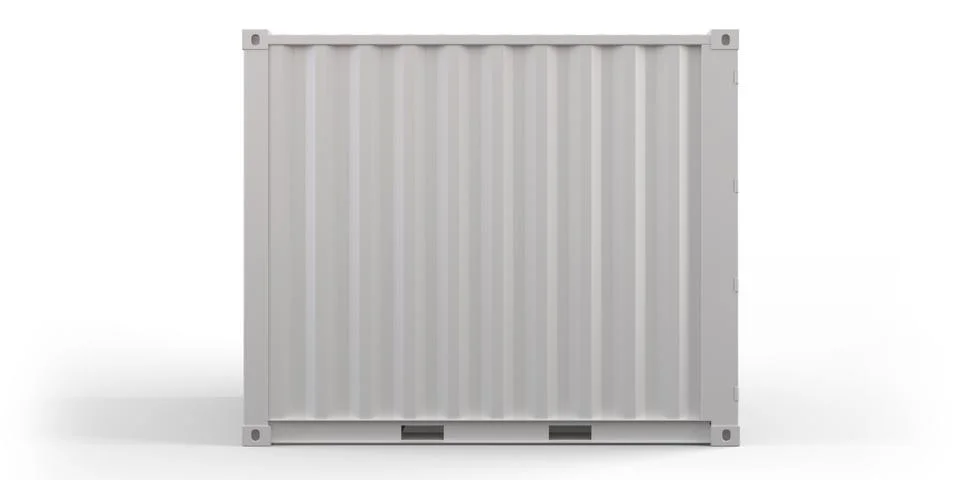 Container 3D Rendering Stock Illustration