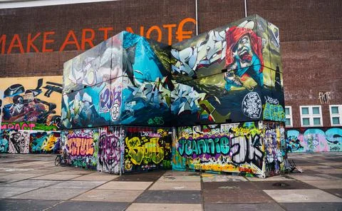 Container art Stock Photos