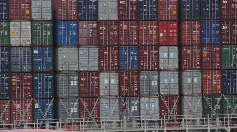 Container backsides Stock Footage 1980936