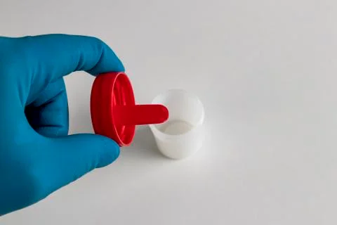 Container for biomaterial. Stock Photos