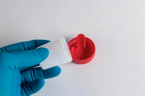 Container for biomaterial. Stock Photos