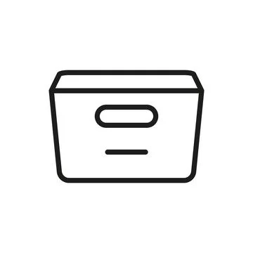 Container box icon vector design templates simple and modern Stock Illustration