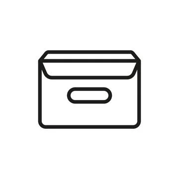Container box icon vector design templates simple and modern イラスト素材