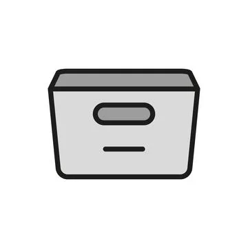 Container box icon vector design templates simple and modern Stockillustratie