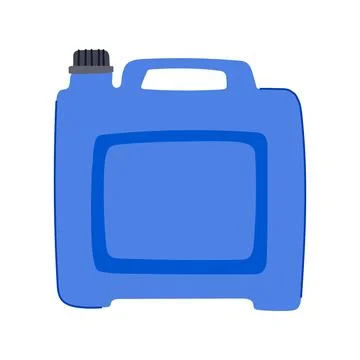 Container canister plastic cartoon vector illustration Stock Illustration