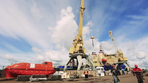 Container Cargo freight ship for Logistic Import Export background Stock-Footage 67845532