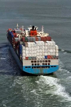 Container cargo ship Stock Photos