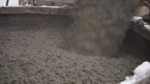 Container with concrete Stock Footage 163566975