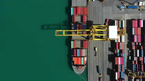 Container , container ship in export and import business and logistics. Stock Footage 139146101