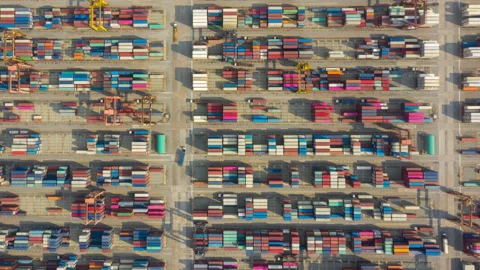 Container , container ship in export and import business and logistics. Stock Footage 154057446