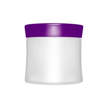 Container for cream without labels.Vector illustration. Stock Illustration