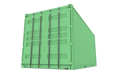 Container Eco. Part of Warehouse and Logistics Series Stock Illustration