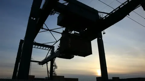 Container Stock Footage 12279444