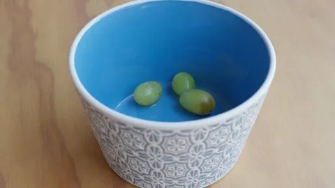 Container with grapes Stock Footage 304081551