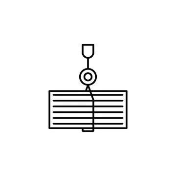 Container icon. Element of production icon for mobile concept and web apps. Thin Stock Illustration