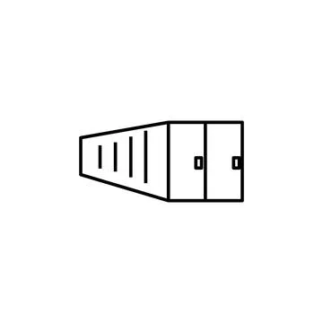 Container icon Stock Illustration
