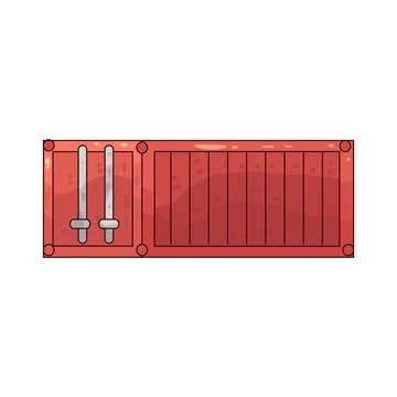 Container illustration Stock Illustration