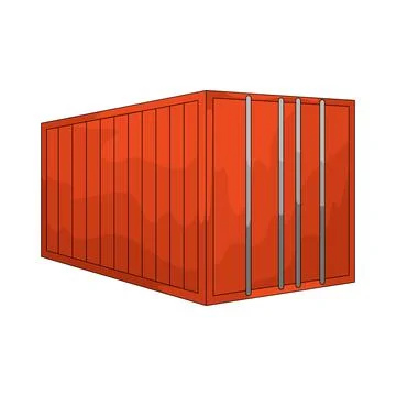 Container illustration Stock Illustration