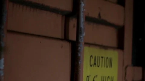 Container with the inscription close-up Stock Footage 71340648