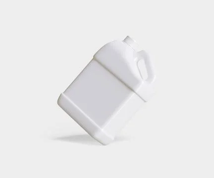 Container Jerry can white color (7) Stock Illustration