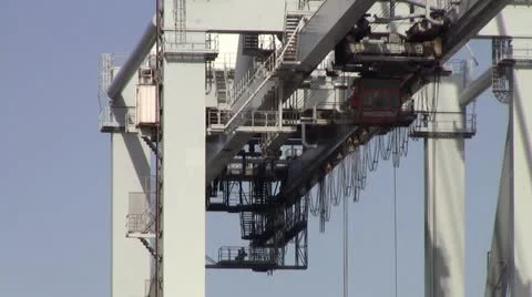 Container kraan. Video stock 12713067