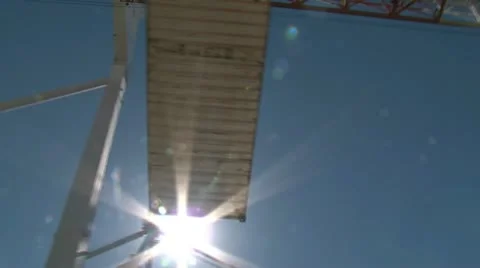 Container loaded to ship Stock Footage 10591496